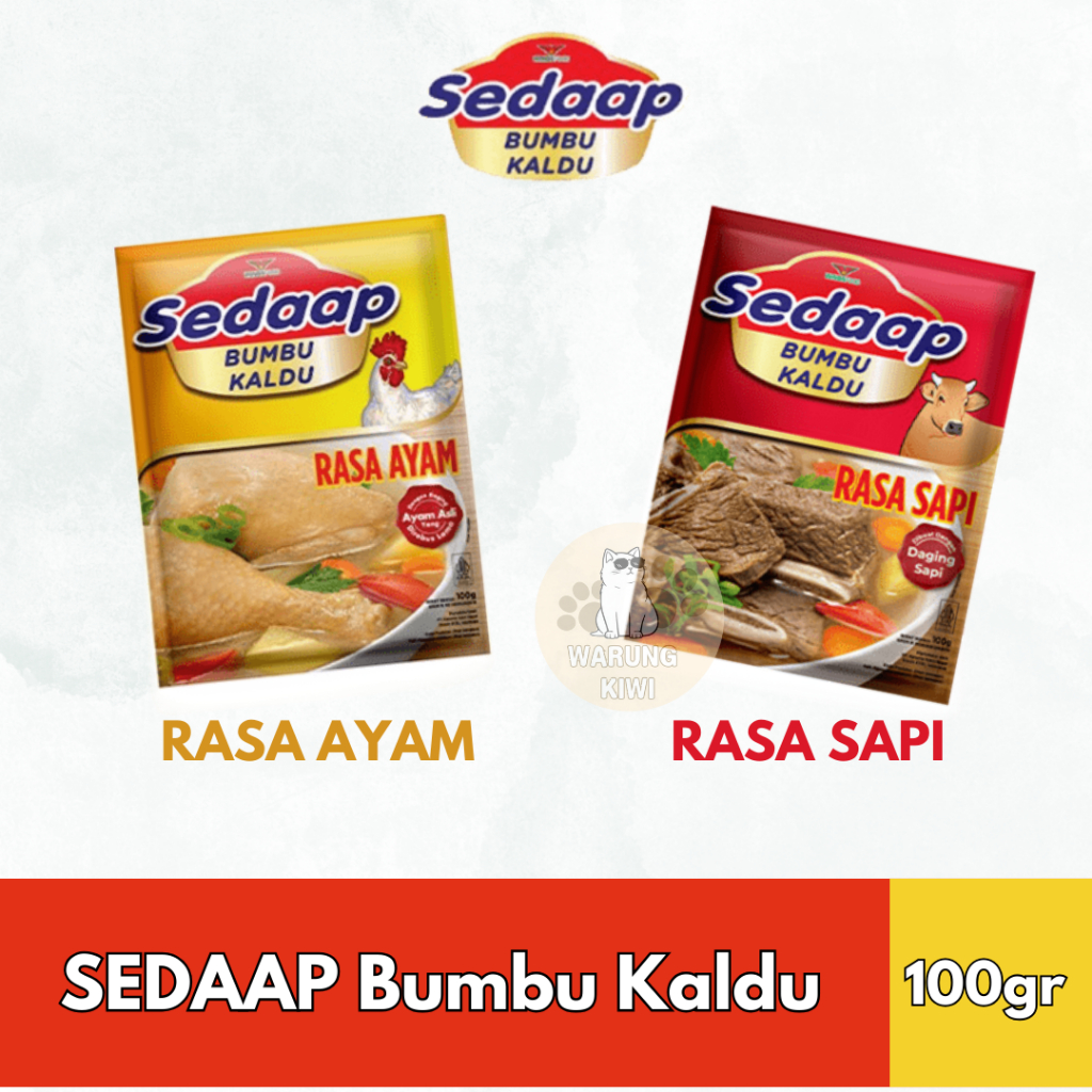 

SEDAAP Bumbu Kaldu RASA SAPI & AYAM 100g