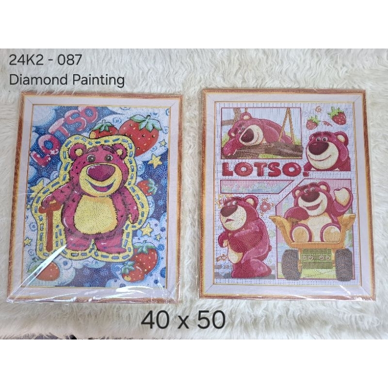 

Diamond Painting kanvas 40 x 50 list frame kreatifitas anak DIY Gift