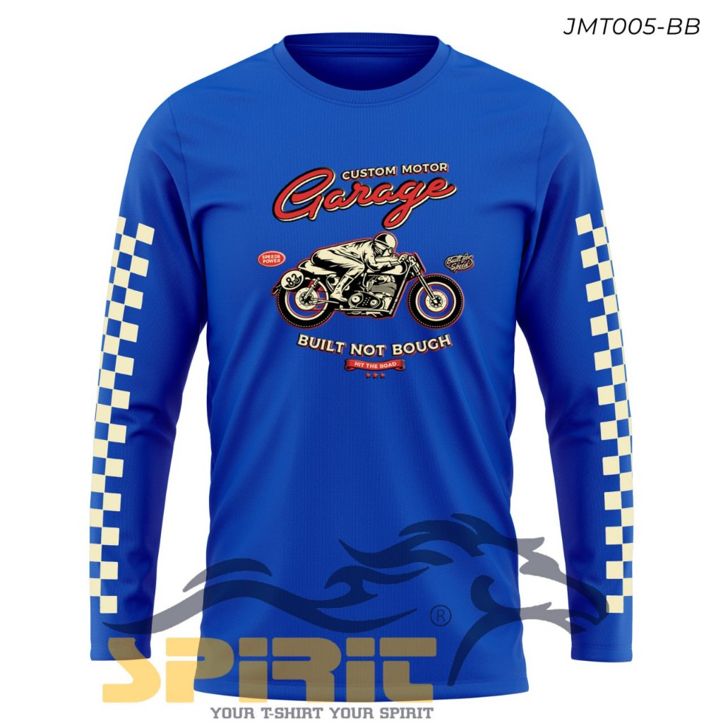 Kaos Motor Custom Garage Racing Baju T Shirt Motor Pria Custom Bike Bikers Vintage Motorcycle Classi