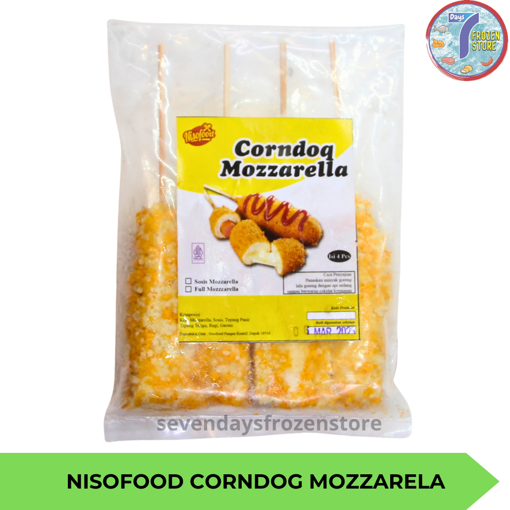 

Nisofood Corndog Sosis Keju Mozzarella Beku Frozen