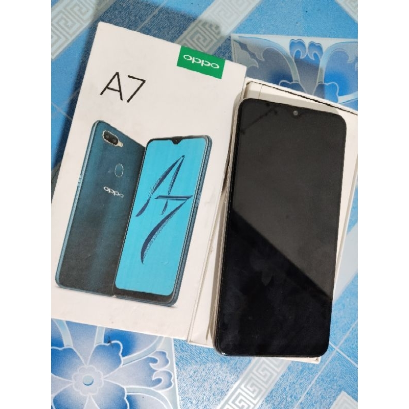 HP SECOND OPPO A7 RAM 4/64 FULSET