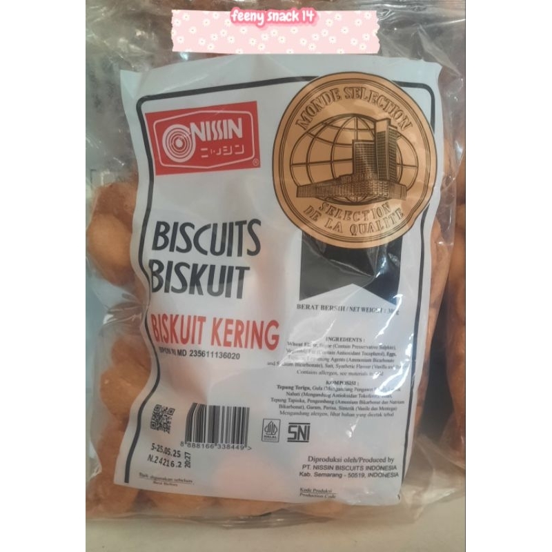 

NISSIN BISKUIT KERING RASA ORIGINAL 300 gram