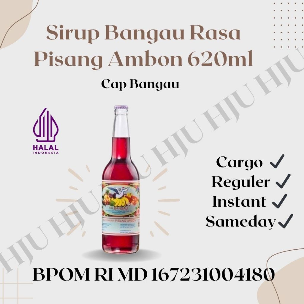 

Sirop cap bangau rasa pisang ambon 620ml