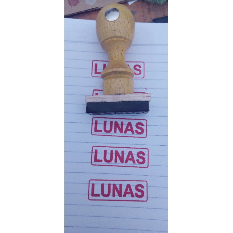 

stempel semi otomat tinta dalam