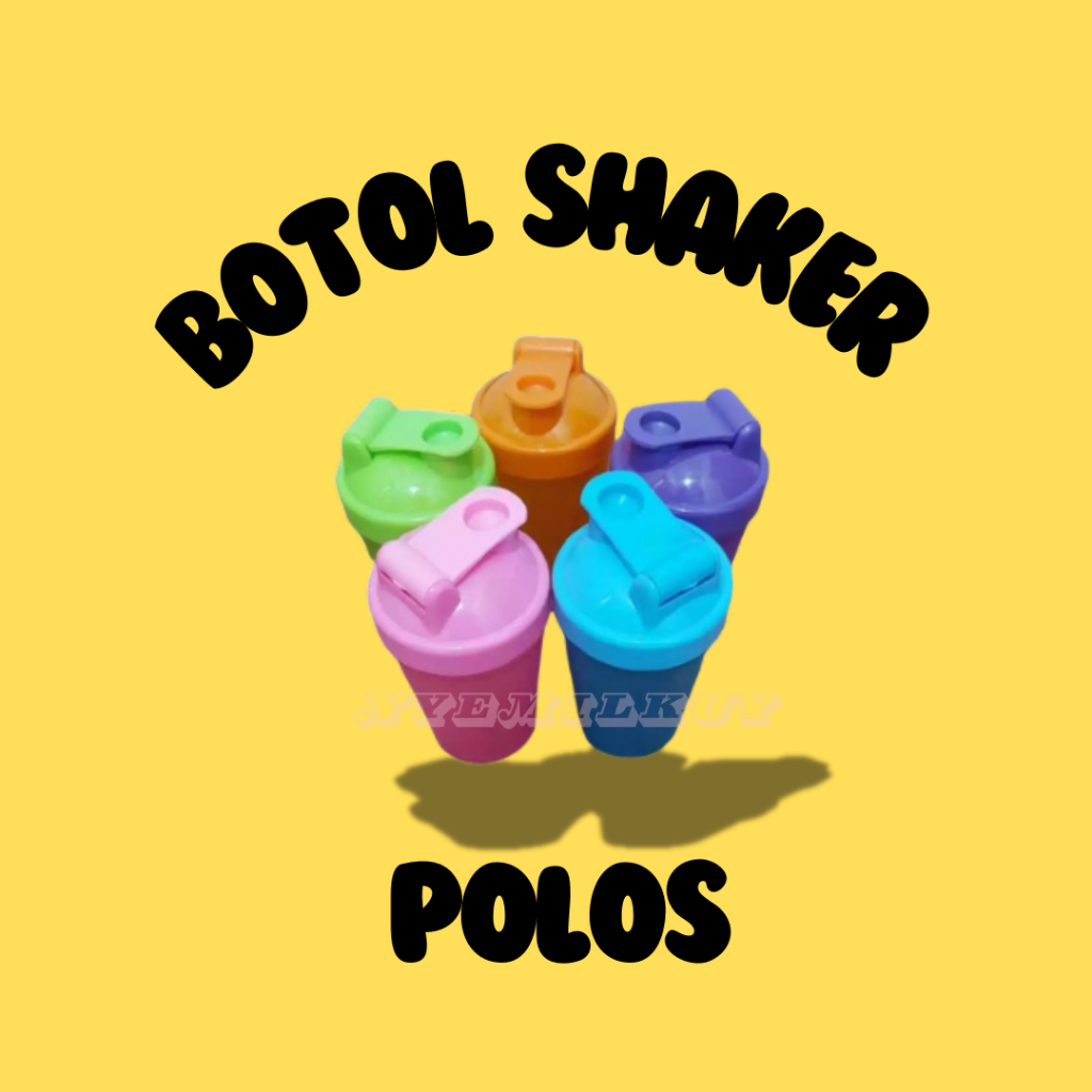 ABS BOTOL MINUM SHAKER SPORT GYM 400 ML POLOS