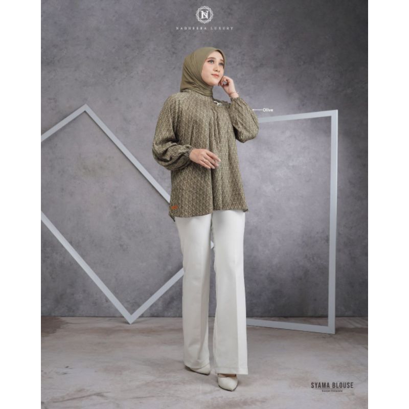 SYAMA BLOUSE BY NADHEERA LUXURY √ Blouse motif √ Blouse Rayon √ Blouse nadheera