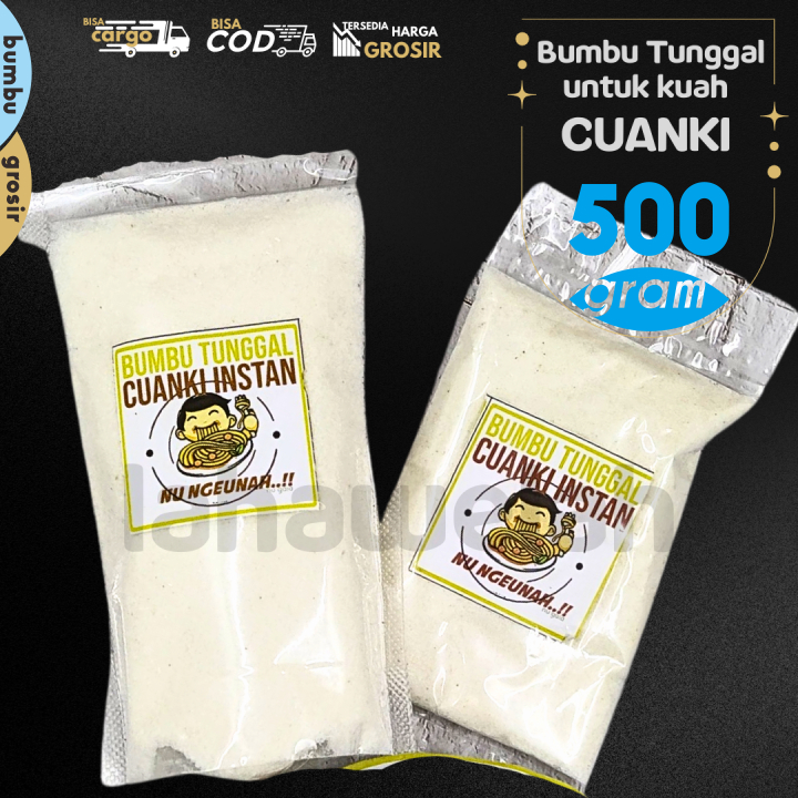 

GROSIRAN - 500gr BUMBU TUNGGAL kuah CUANKI 2x50gr by Lahawelah