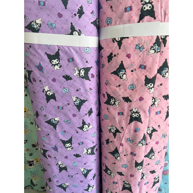 Termurah Bahan Kain Baju Anak Katun Meteran Bunga Lebar 240Cm