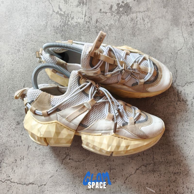 Sepatu Jimmy Choo Diamond Cloth Trainers