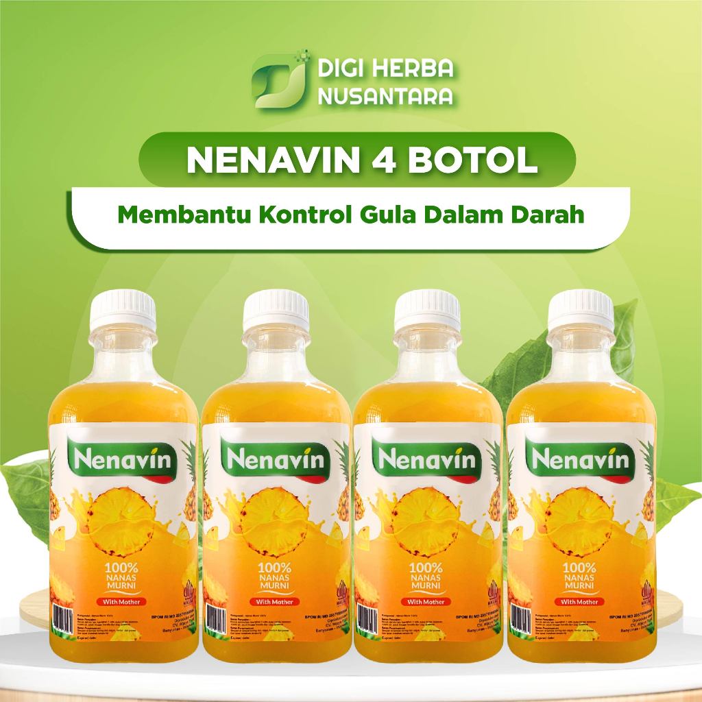 

NENAVIN - Membantu Atasi Diabetes dan Kontrol gula dalam darah - 4 Botol