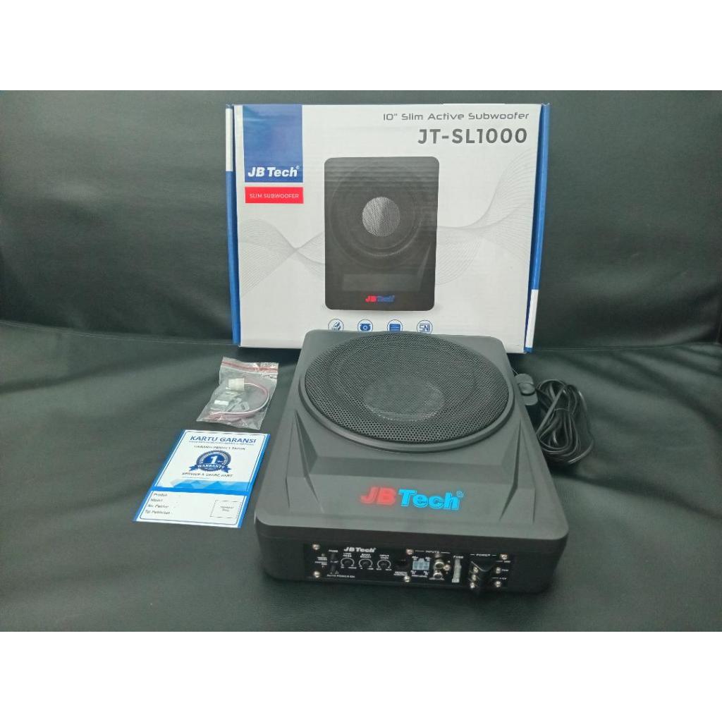 Subwoofer speaker kolong audio mobil 10 inch JBtech JT-SL1000