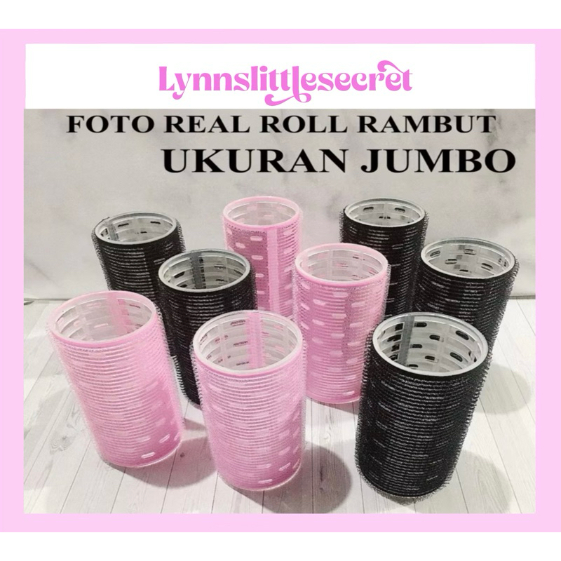 Roll Rambut Korea Rol Besar ukuran Jumbo