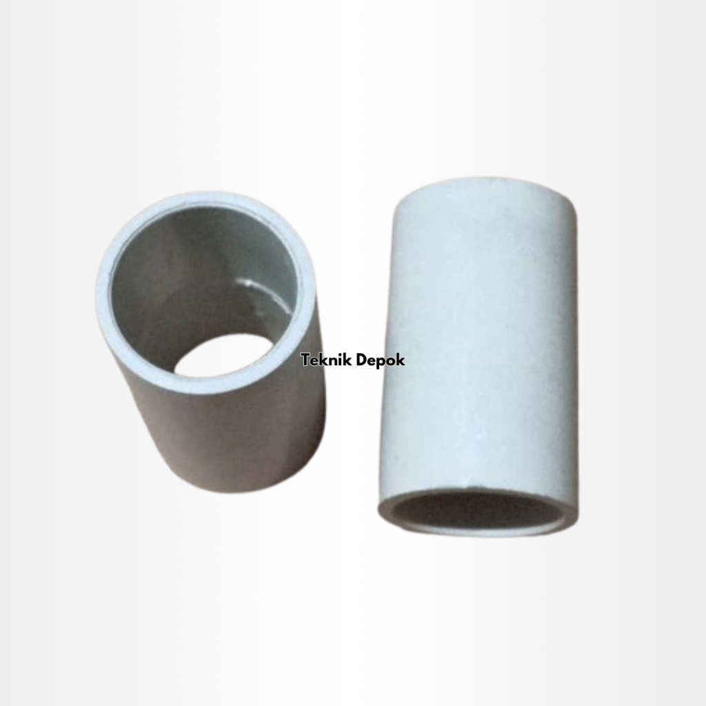 Sok PVC Clipsal 25 mm Putih Sambungan Fitting Pipa Paralon Listrik Sock Soket Socket Conduit 25mm