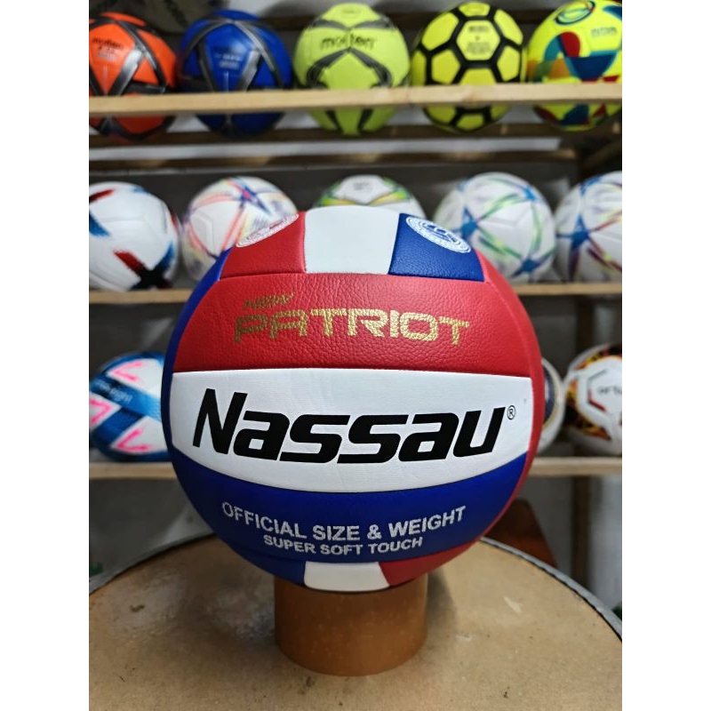 Bola Voli Bola volly ball NASSAU PATRIOT /DYNAMIC Jahit mesin berkuwalitas