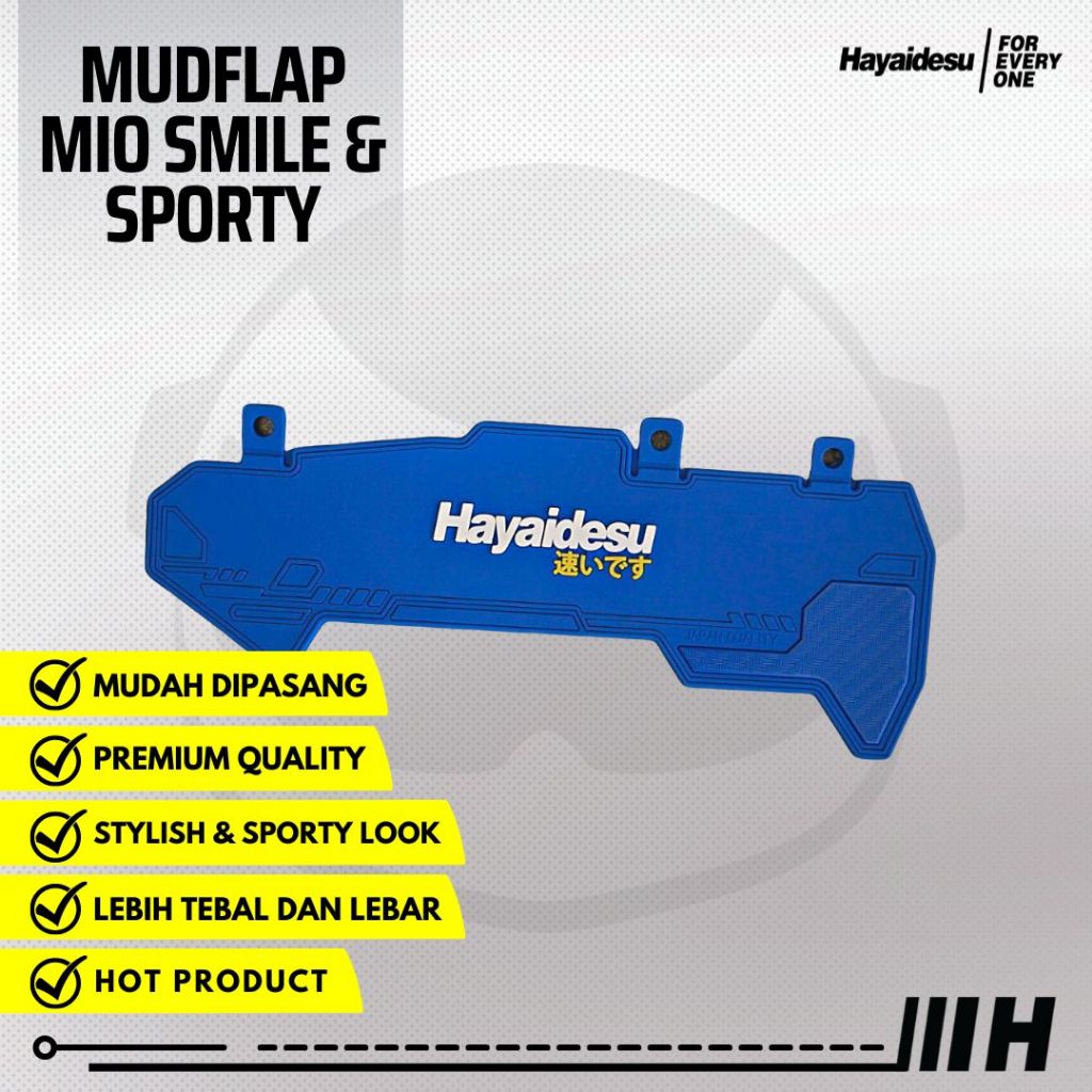 Hayaidesu Mudflap MIO Smile/Sporty Penahan Lumpur