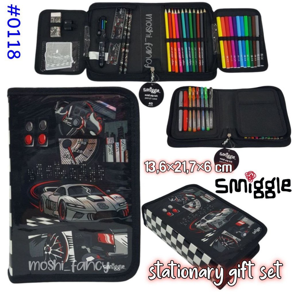 

Jual Produk Smiggle Midi Zip Kit Stationary Gift Set Car / Pencil Case Smiggle Mobil / Alat Tulis