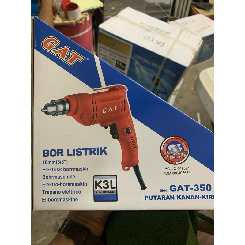 BOR LISTRIK GAT / ELECTRIC DRILL GAT 350 MURAH BERKUALITAS