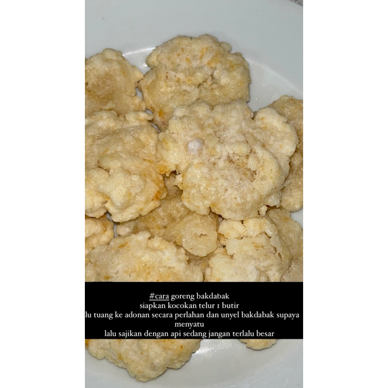 

BAKDABAK IKAN KHAS PRENDUAN 500 gram dijamin mantul (free petis)