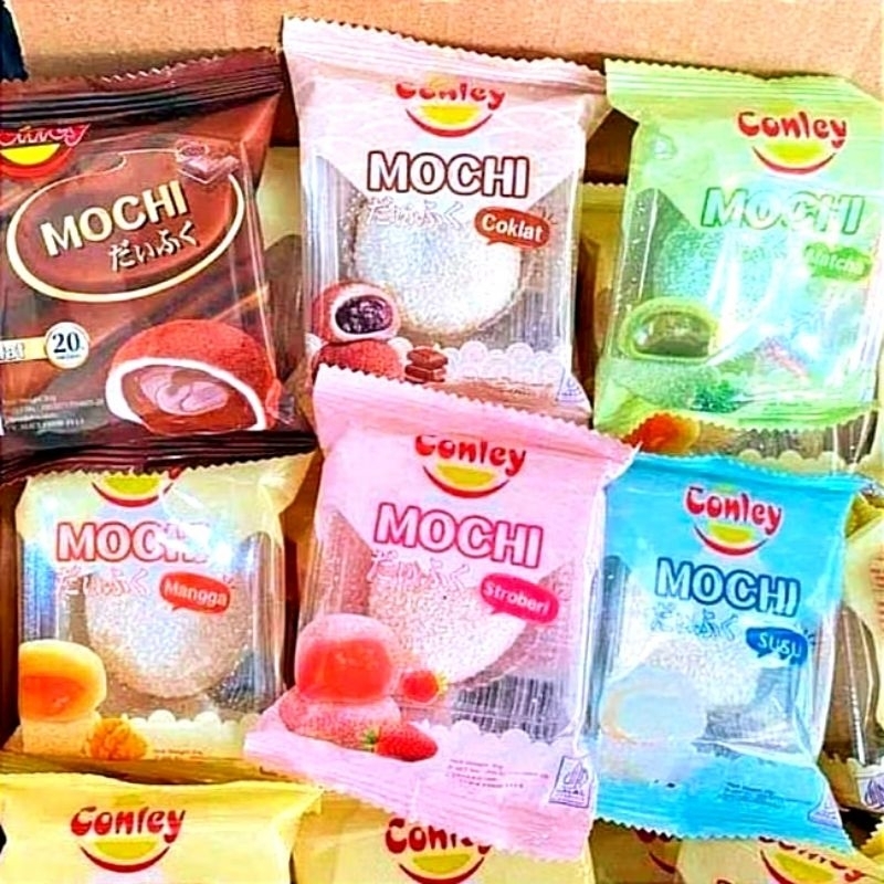 

Mochi Conley Varian Rasa mix 6pcs/Kue mochi Viral