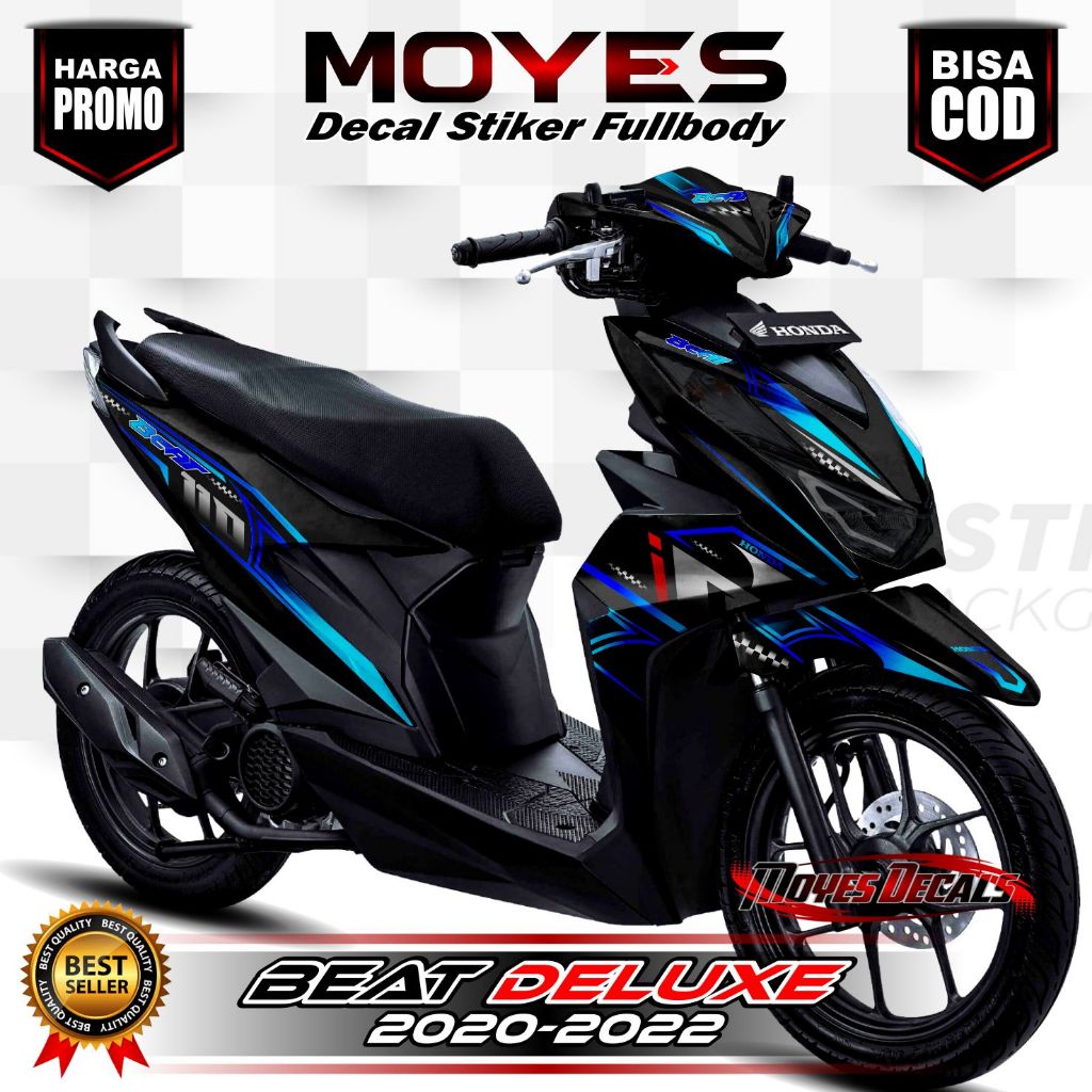 Decal Motor Beat Deluxe - Stiker Motor Beat Deluxe Fullbody Premium - Variasi Motor Beat Deluxe 2020