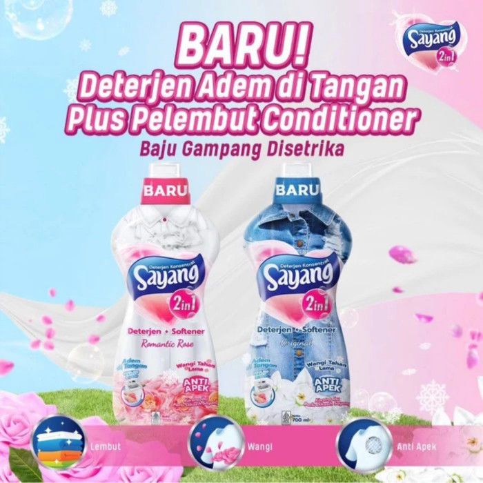 BARU SAYANG DETERGEN CAIR BOTOL