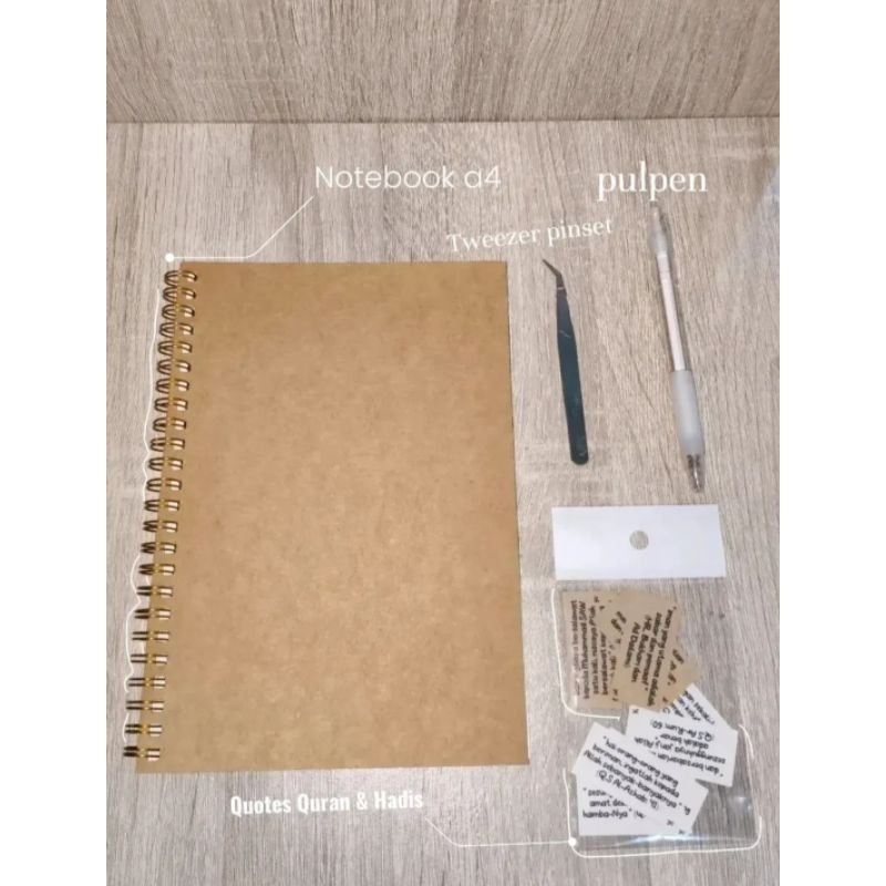 

paket journal aestetic/buku diary/buku/stiker/lengkap/pemula