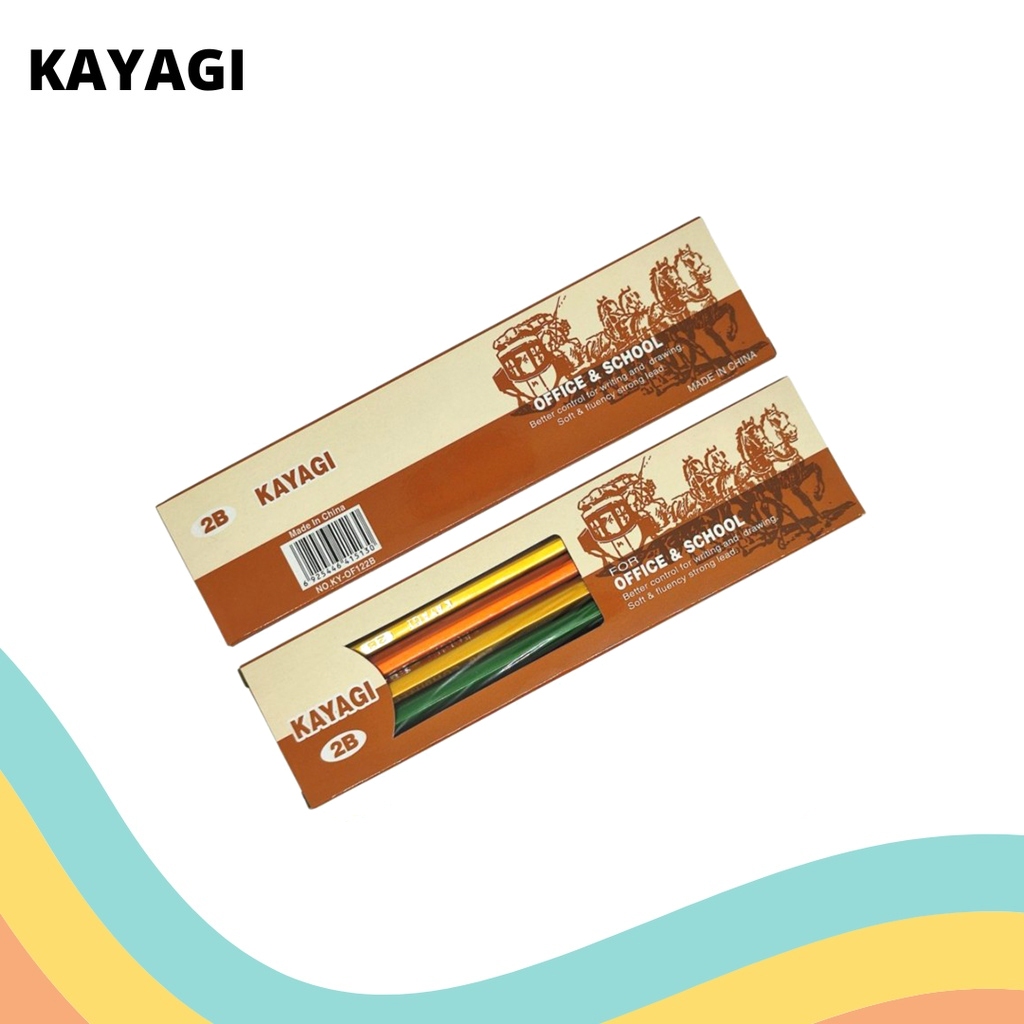 

PENSIL 2B KAYAGI KY-OF122B (12 PCS)