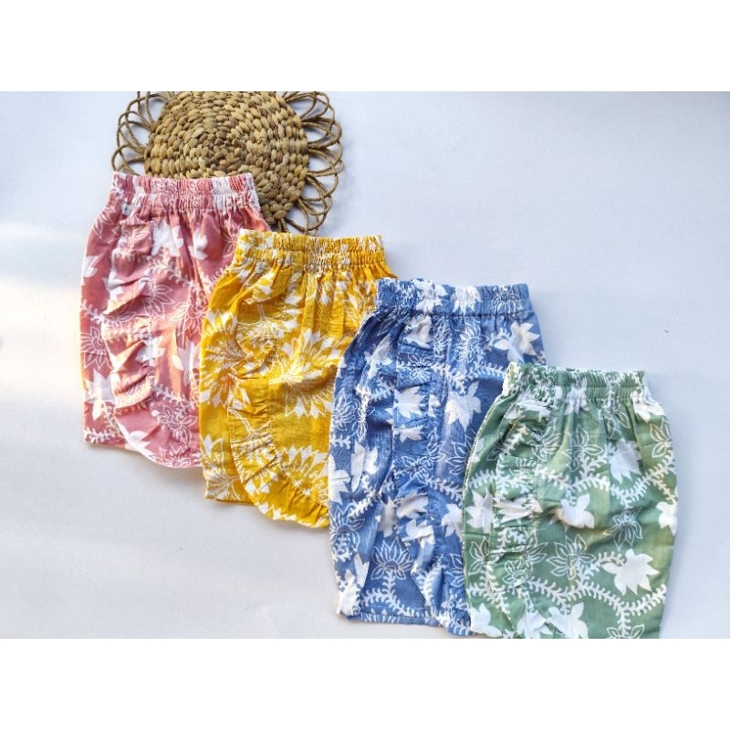 Kamen Batik Anak Perempuan Modern Model Rample Kain Rok Anak Bali