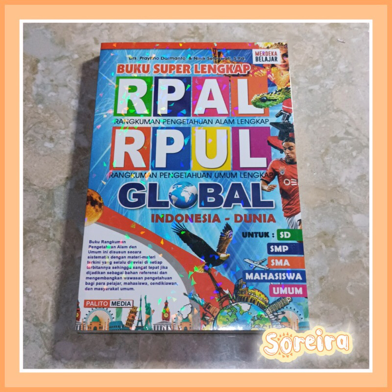 Buku Super Lengkap RPAL RPUL GLOBAL Untuk SD SMP SMA MAHASISWA UMUM