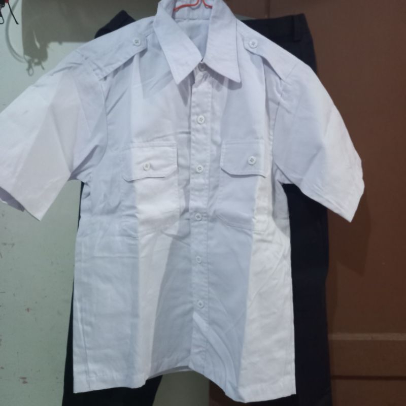 [cuci gudang] seragam pdh lama/kemeja putih/celana biru BACA DESKRIPSI