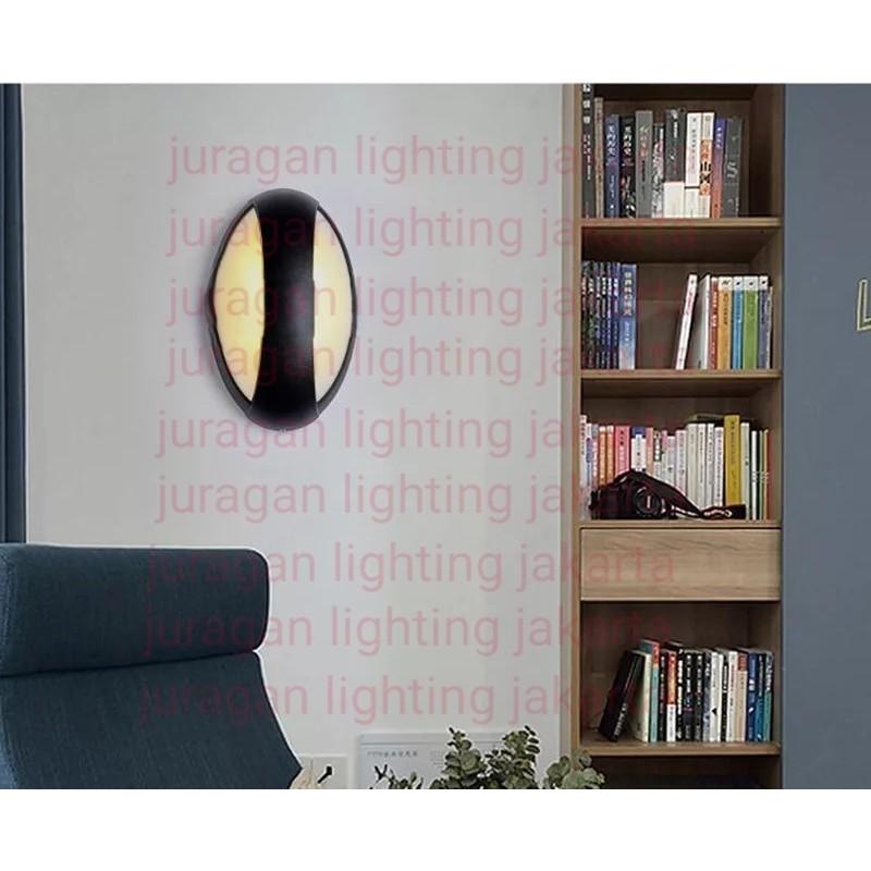SL93 LAMPU DINDING OUTDOOR BALL ICE LED PAGAR WATERPROOF WALL LAMP