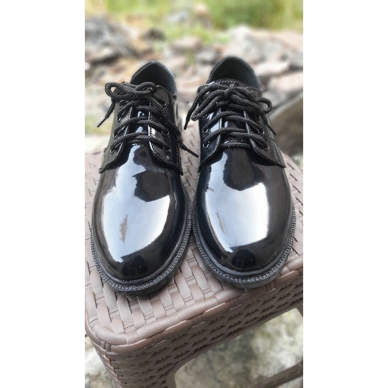 Sepatu pdh TNI polri,satpam
