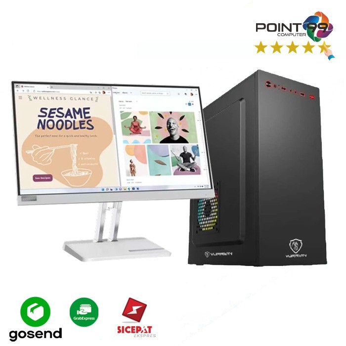 PC GAMING RYZEN 3 3200G + MONITOR FULLSET - 16GB - VGA RADEON VEGA