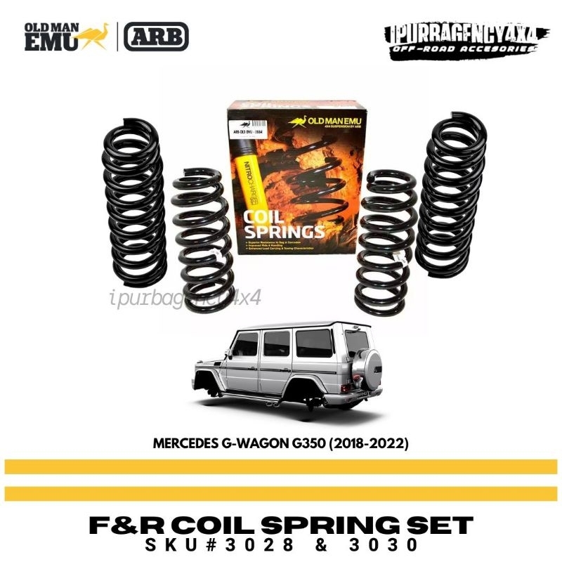 ARB - Old Man Emu Coil Spring F&R: 30mm Lift Mercedes G350 Wagon 18-22