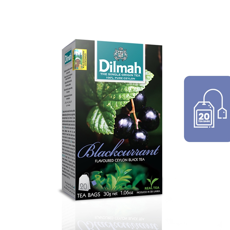 

Dilmah Blackcurrant Tea - Teh Celup (Tag Tbag 20s)