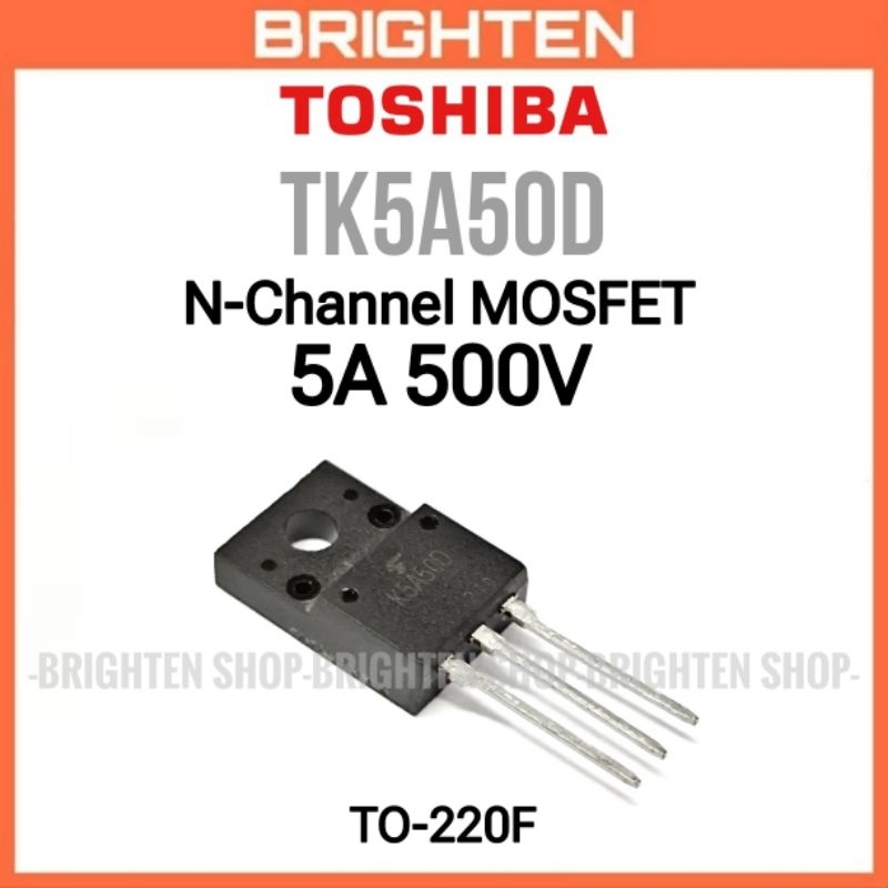 TOSHIBA TK5A50D N-Channel MOSFET 5A 500V K5A50D