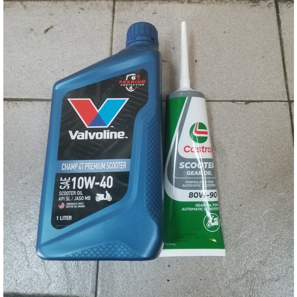 OLI MESIN VESPA MATIC VALVOLINE PAKET ENGINE 2V