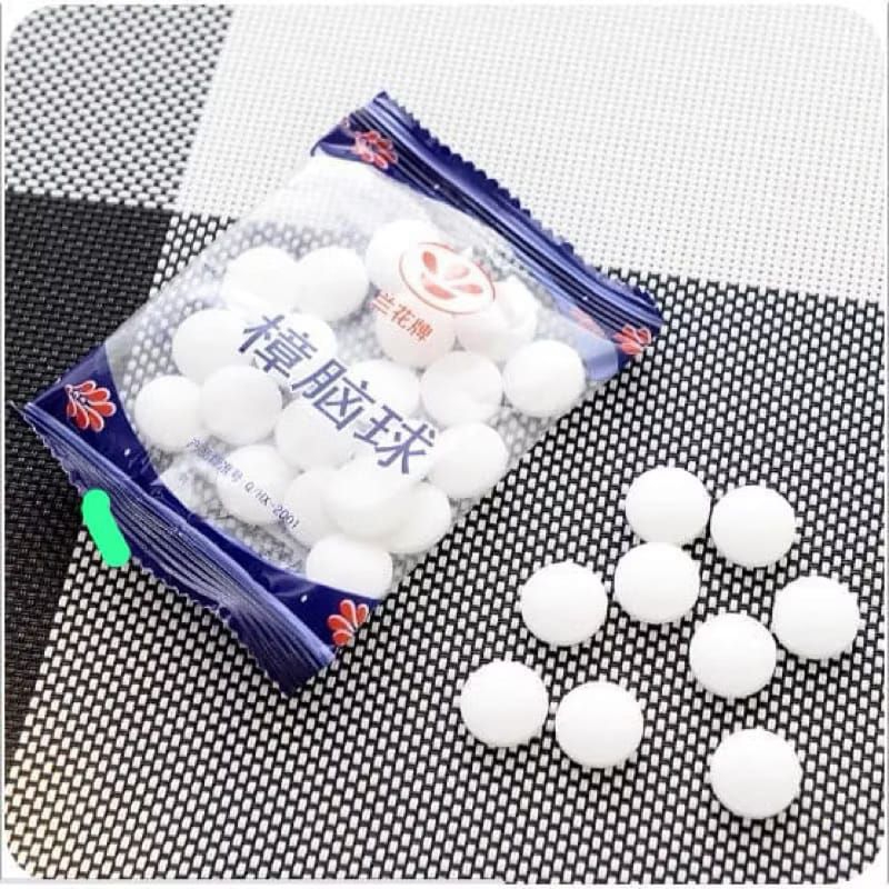 KAPUR BARUS LEMARI BAJU PAKAIAN - KAMPER TOILET - ANTI SERANGGA