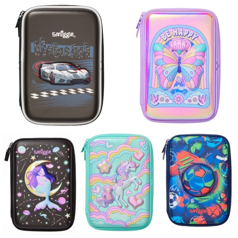 

(ORIGINAL) Smiggle Limitless Hardtop Pencil Case / Tempat Pensil Smiggle Original