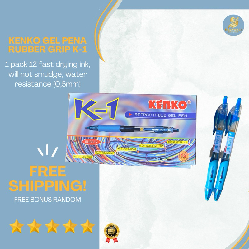 

Kenko Pena Gel Rubber Grip K-1 | 1 Pack (12)(0,5mm) Harga Terjangkau | Free Bonus Random!!