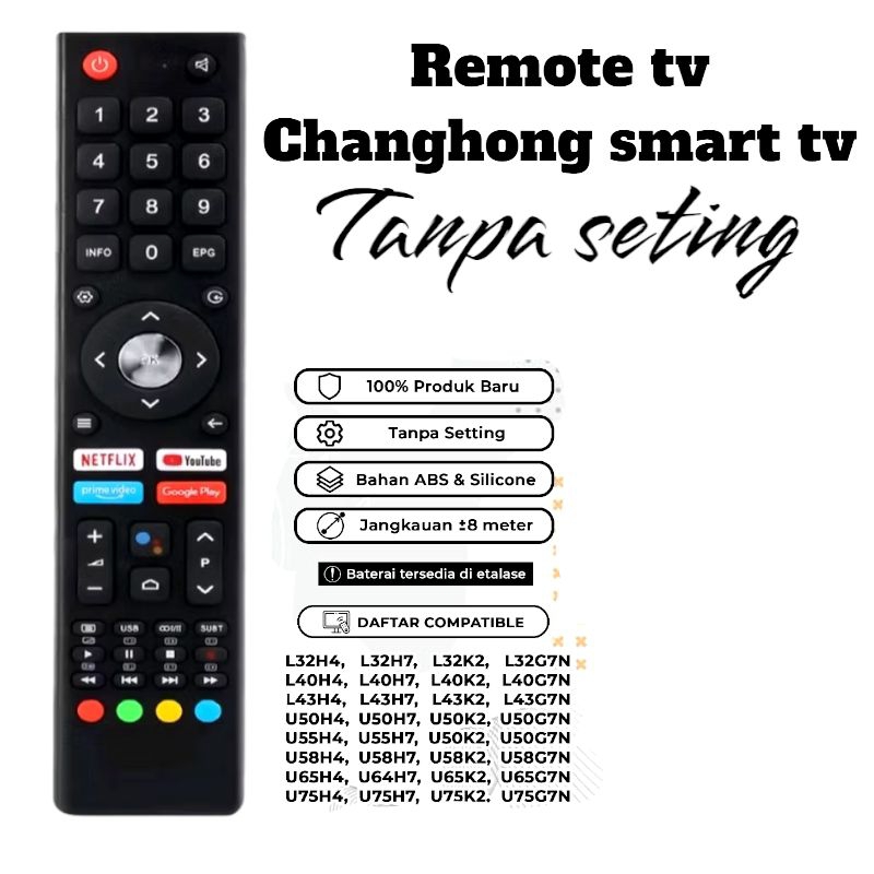 Remote tv Changhong smart tv/Remote smart TV Changhong