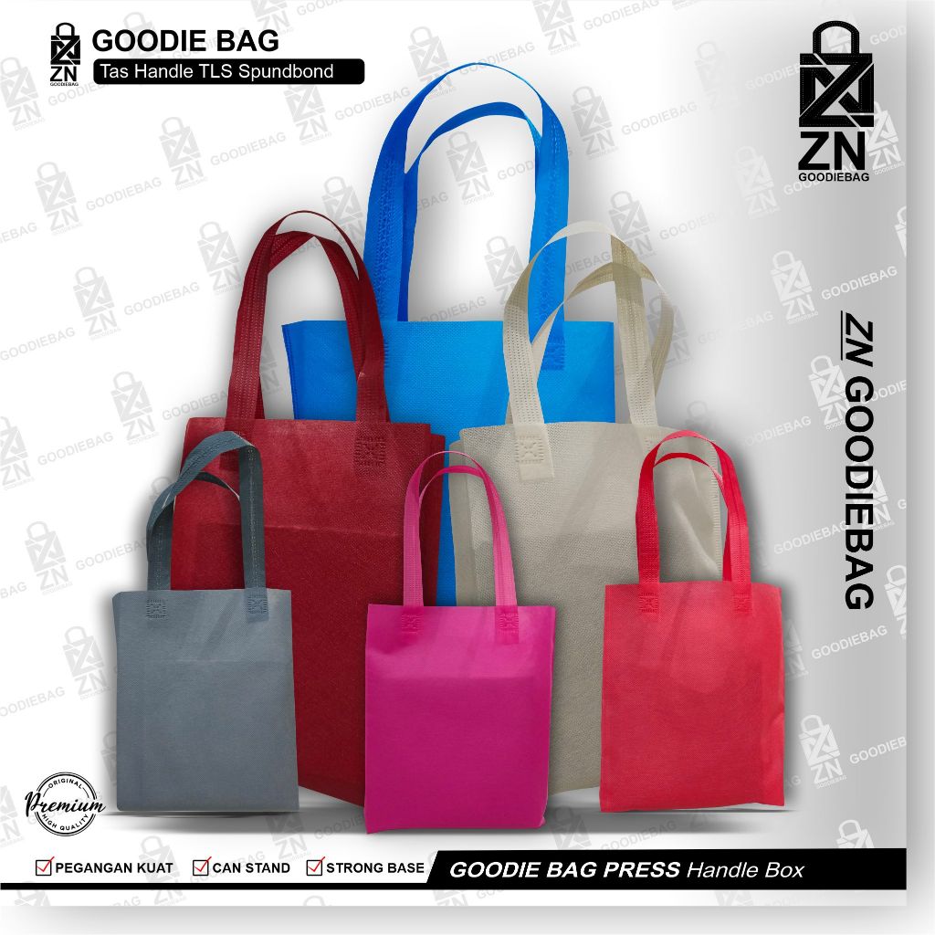 

Tas Spunbond JAHIT POLOS - Goodie bag Handle
