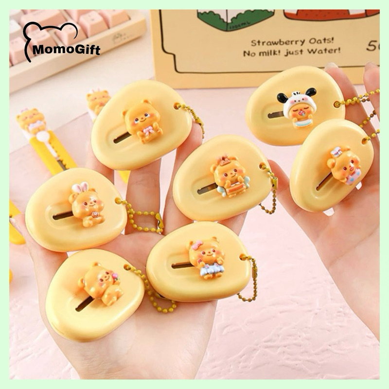 

Cutter Bulat Mini Lucu Edisi Butter Bear Pisau Kecil Buat Buka Paket AT39