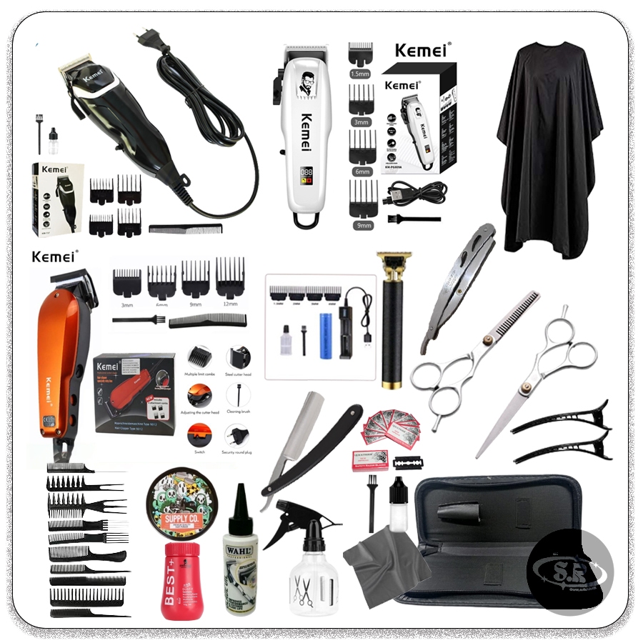 cod Paket Barbershop Lengkap Original Alat Cukur Rambut Paket Peralatan Usaha Barbershop Super Taper