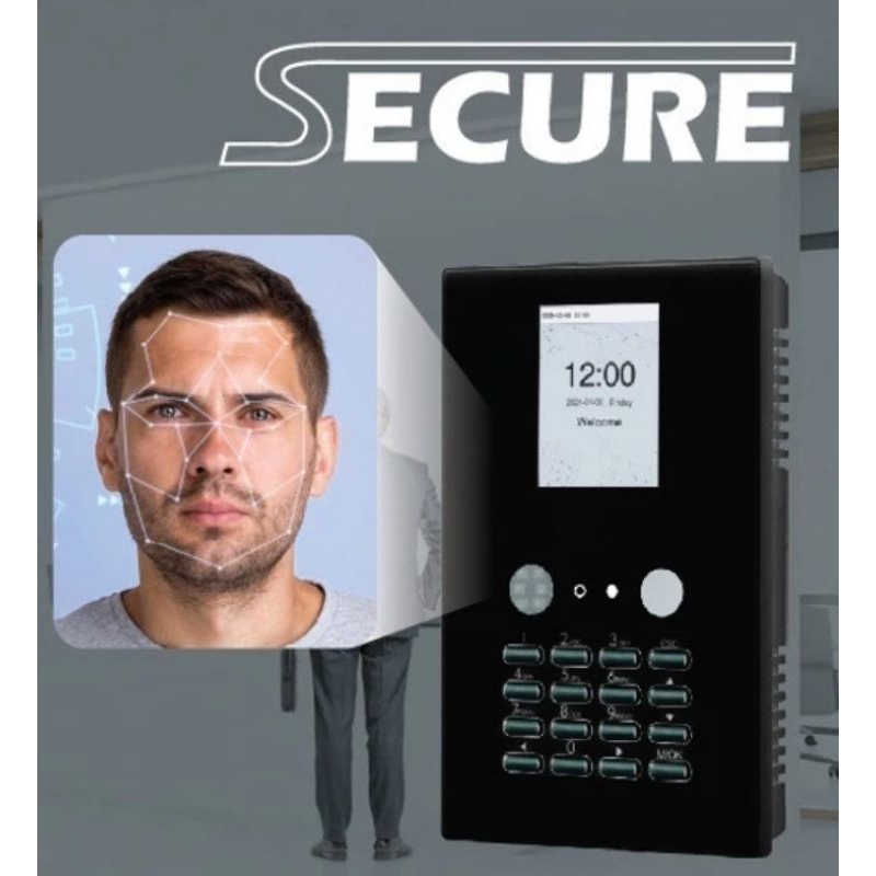 SECURE EAZY FACE-M ~Mesin Absensi Wajah / Absen Wajah Face ID #Garansi Resmi