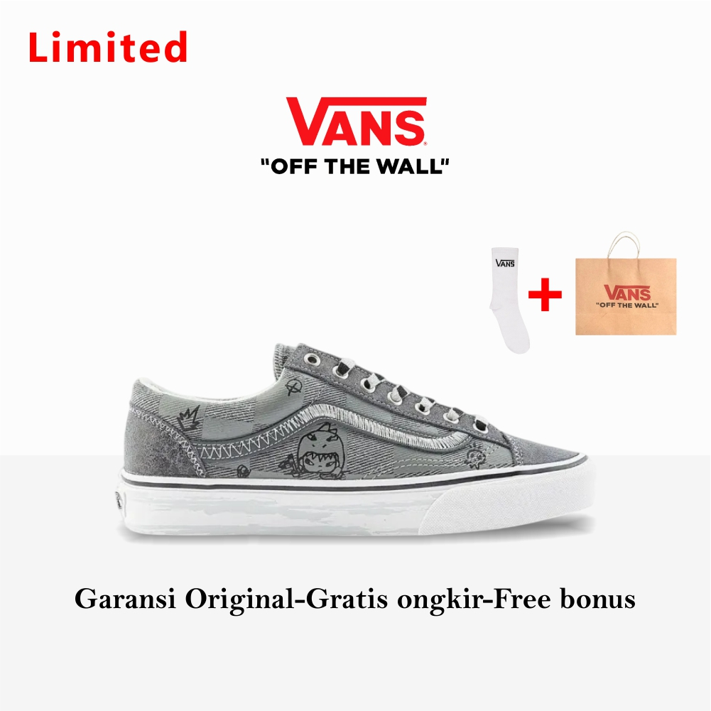 Vans Style 36 X Hirono Grey Black Global Market Vanz Style36