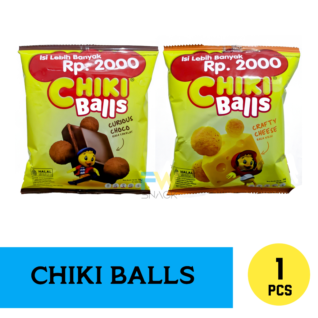 

Chiki Balls Snack keju/coklat