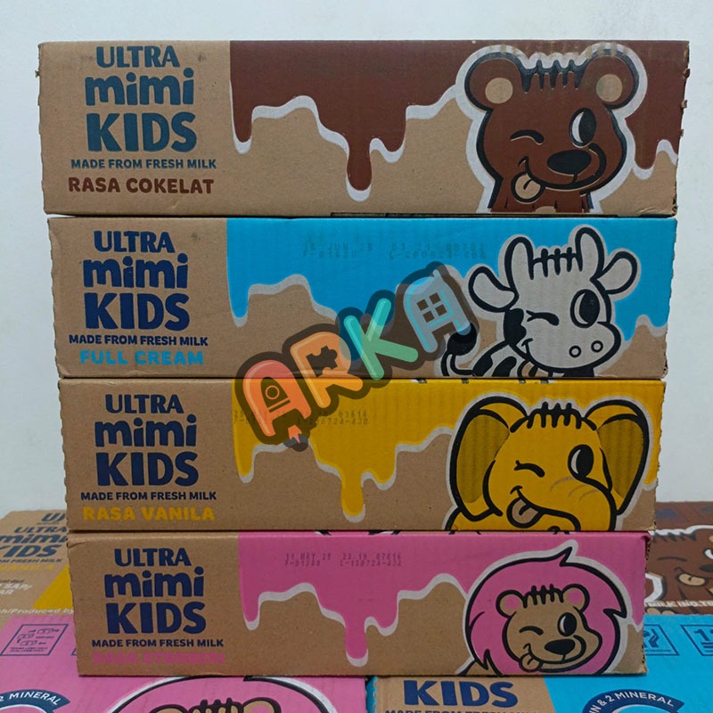 

Susu UHT Ultra Mimi Kids 125mL 1 Karton/Dus Isi 40pcs Paket Usaha