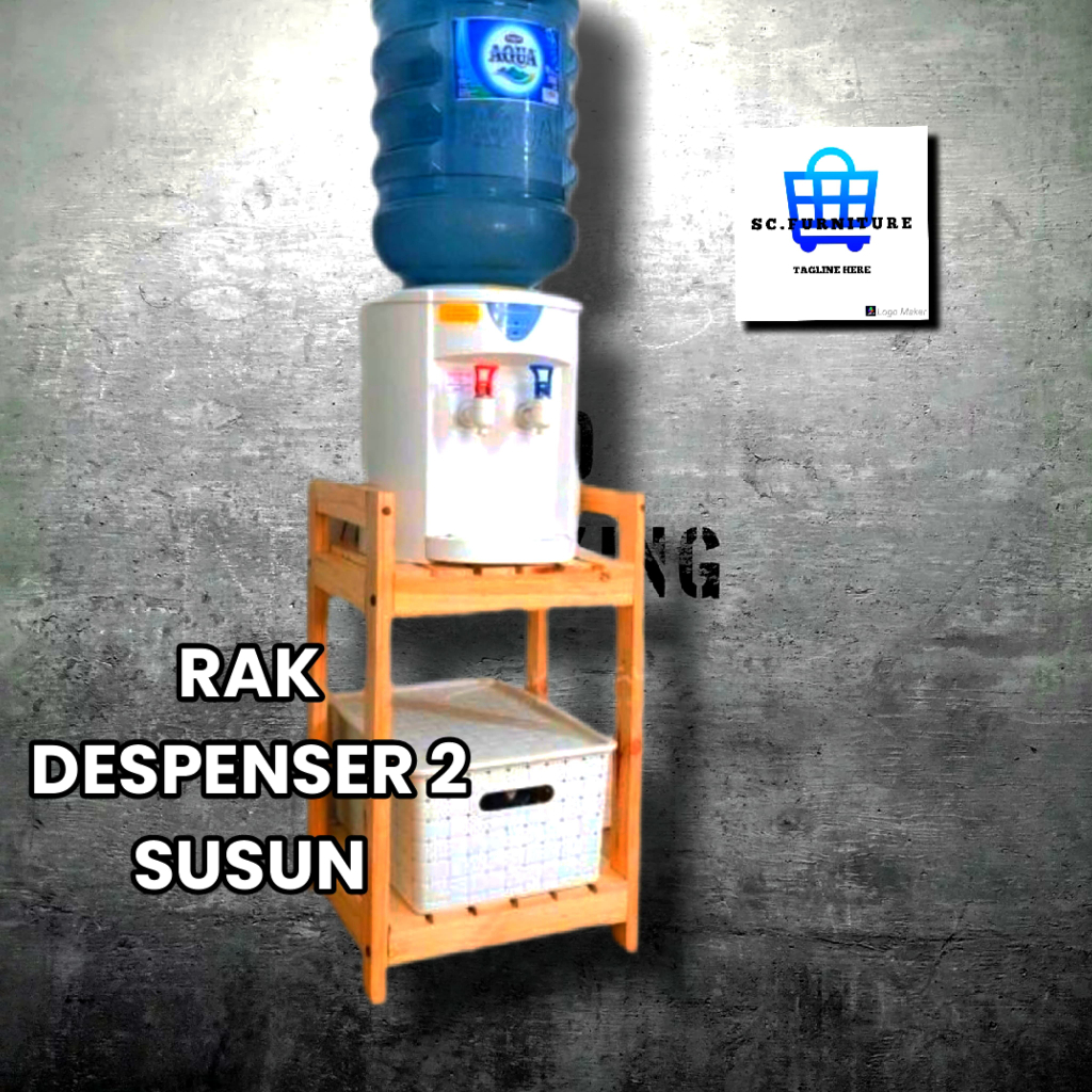 RAK DISPENSER 2 SUSUN DAN RICE COOKER
