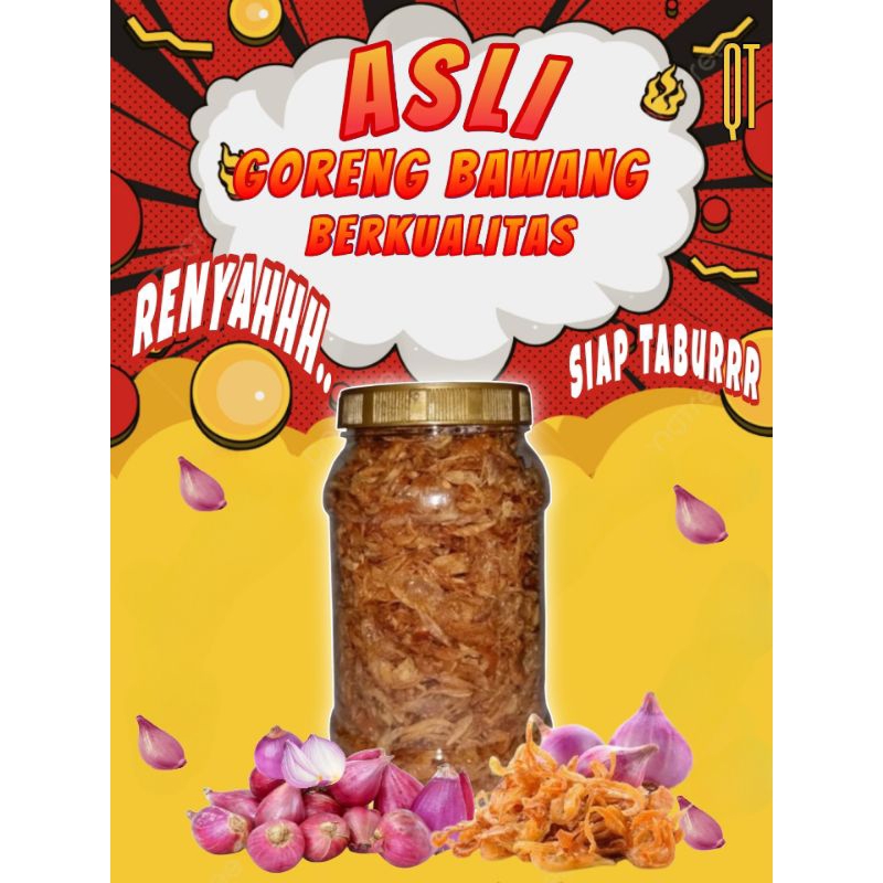 

ASLI ORIGINAL BAWANG GORENG TERMURAH 400Gr - 1Kg